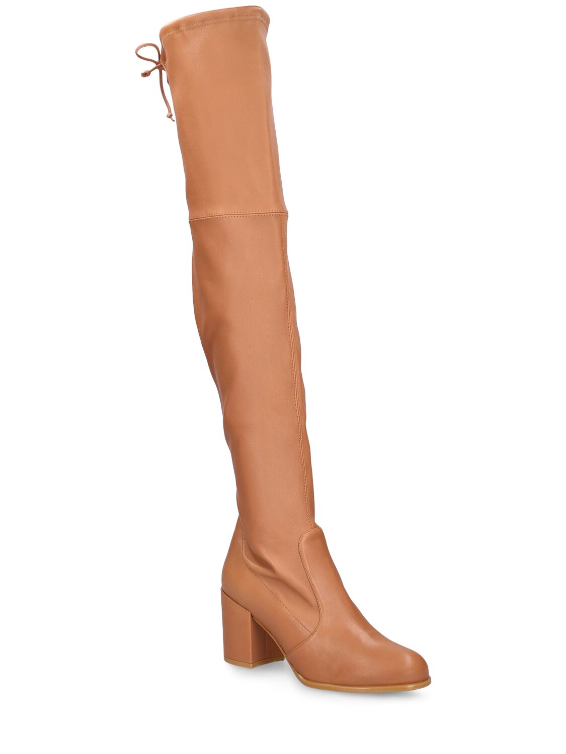 STUART WEITZMAN 70mm Tieland Leather Knee High Boots Smart Closet