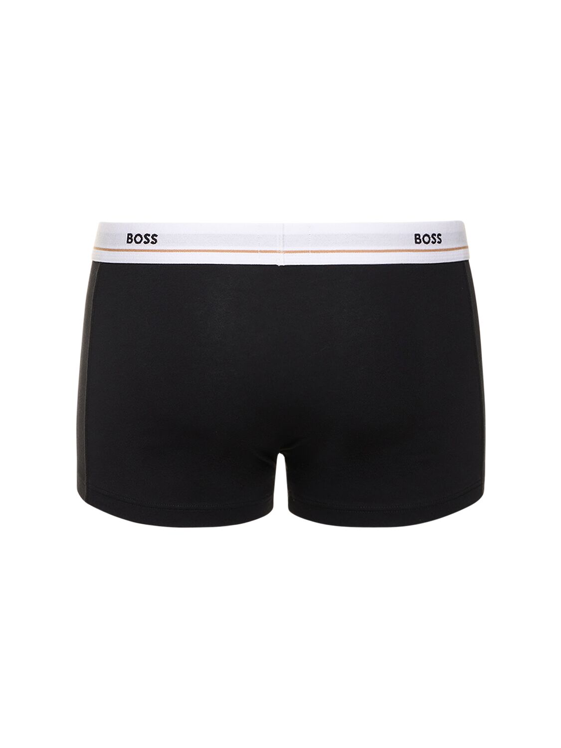 Shop Hugo Boss Pack Of 5 Logo Boxer Briefs In Black