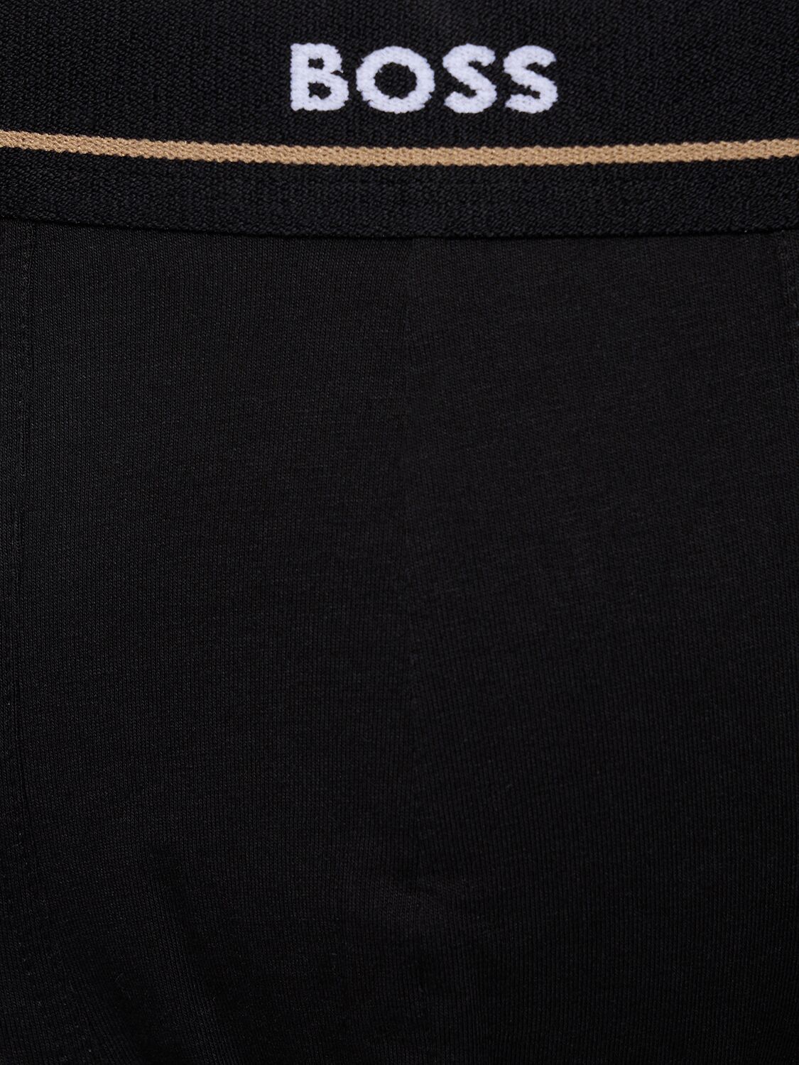 Shop Hugo Boss Pack Of 5 Logo Boxer Briefs In Black