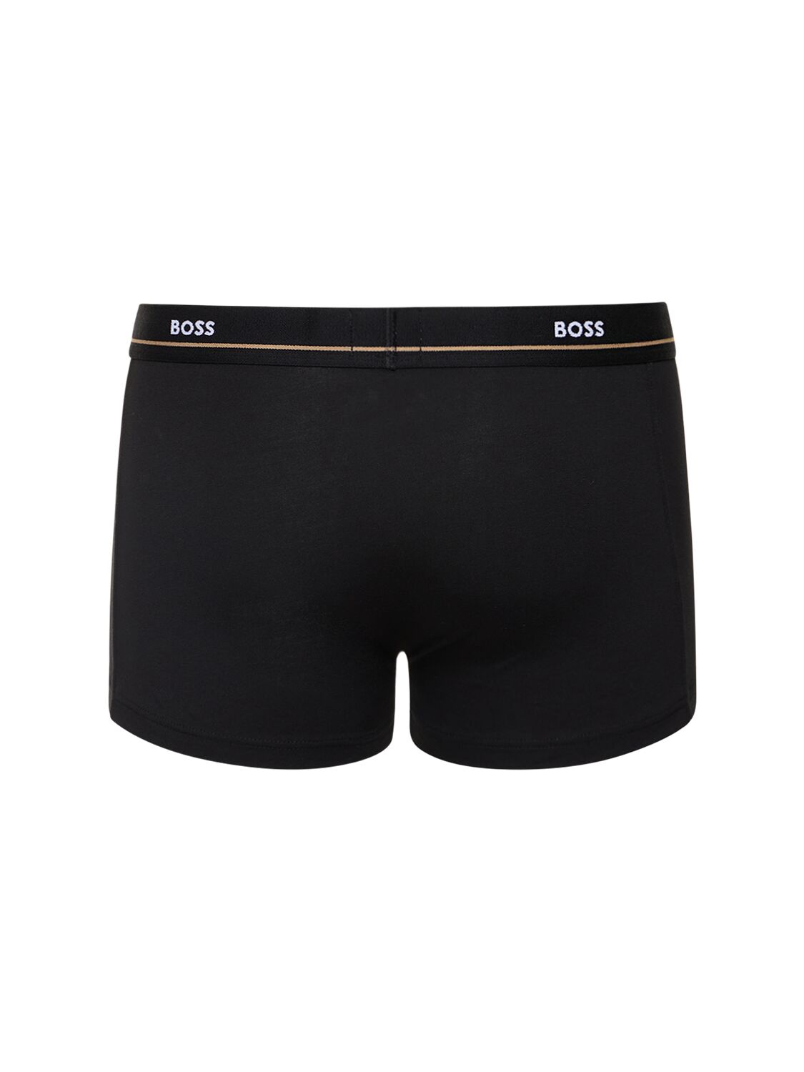 Shop Hugo Boss Pack Of 5 Logo Boxer Briefs In Black