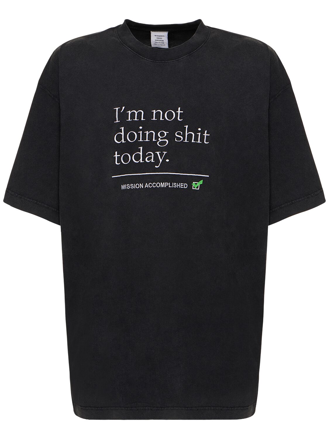 Image of Not Doing Shit Cotton T-shirt