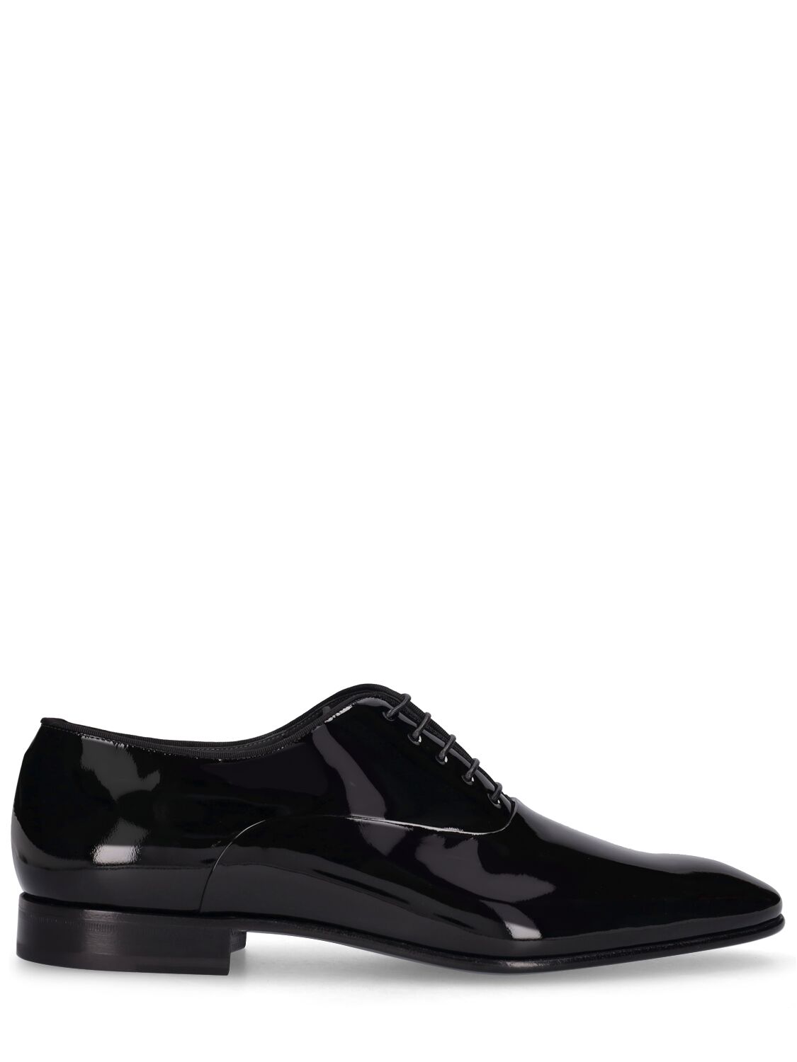 HUGO BOSS PATENT LEATHER OXFORD SHOES