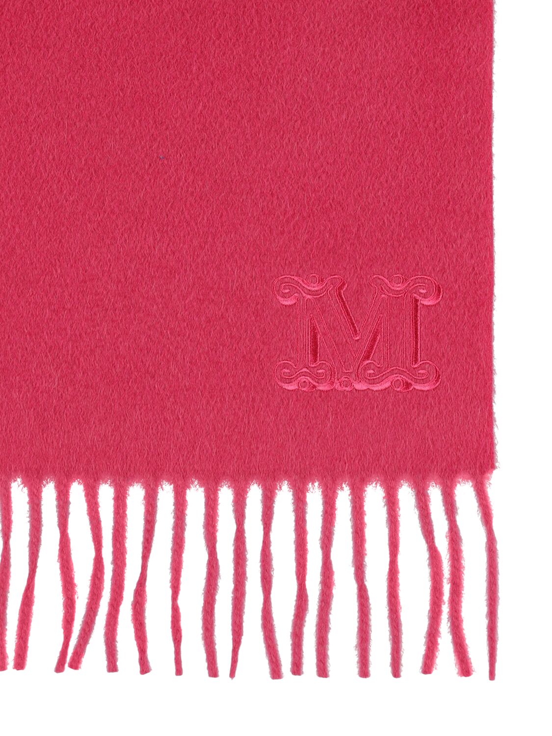 Shop Max Mara Dalia Cashmere Scarf In Lampone