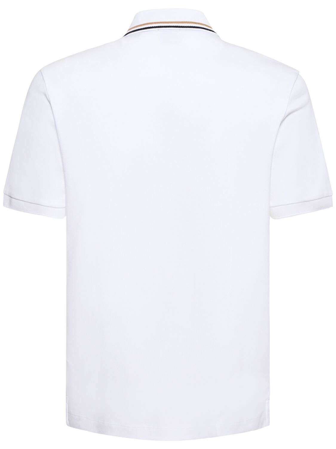 Shop Hugo Boss Penrose Cotton Piqué Polo In White