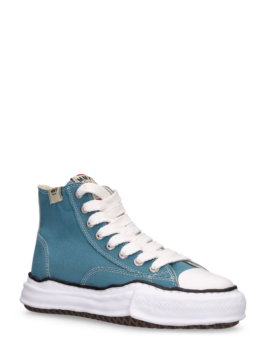 Shop Miharayasuhiro Peterson High Og Sole Canvas Sneakers In Blue