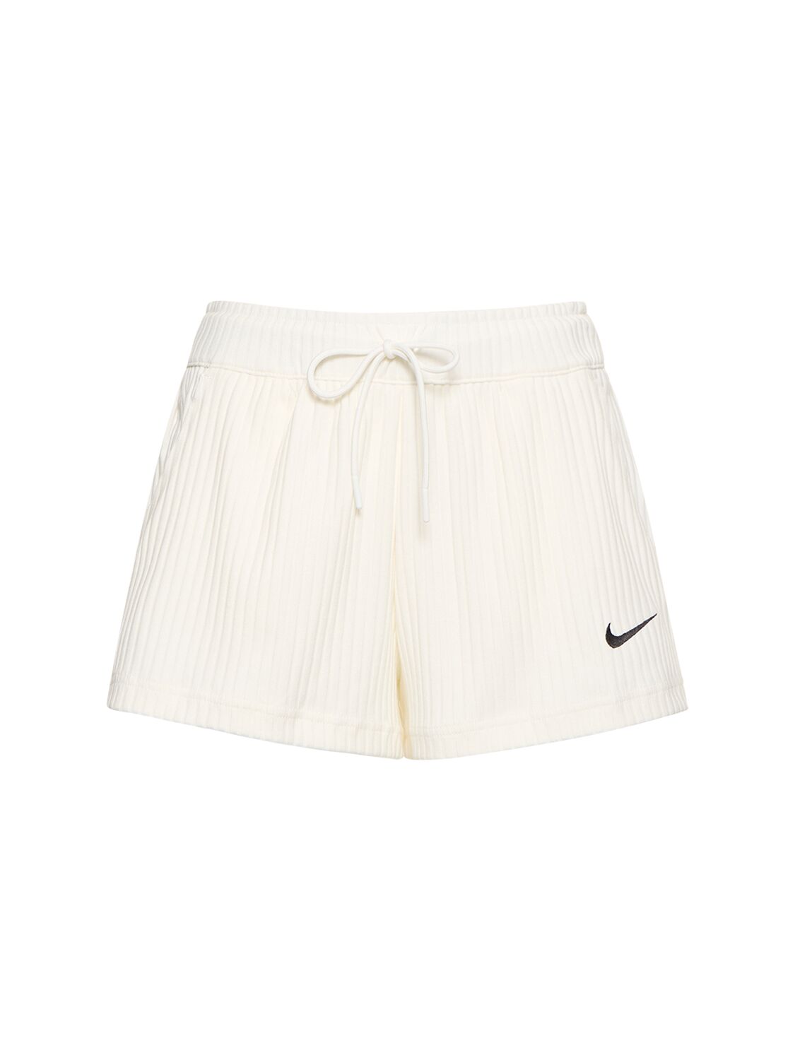 NIKE WOVEN RIBBED JERSEY SHORTS