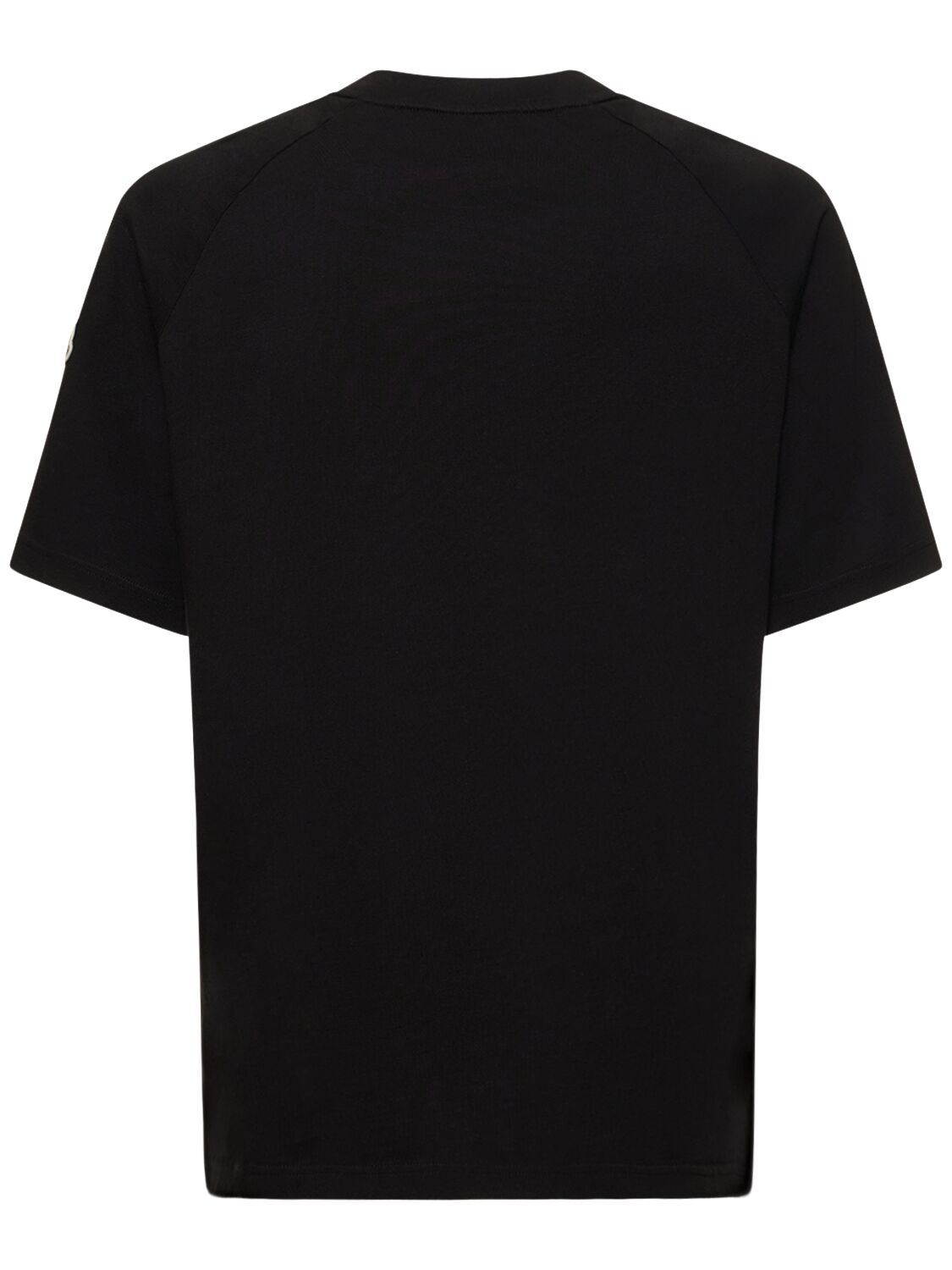 Moncler Logo-Appliquéd Printed Cotton-jersey T-Shirt - Men - Black T-shirts - M