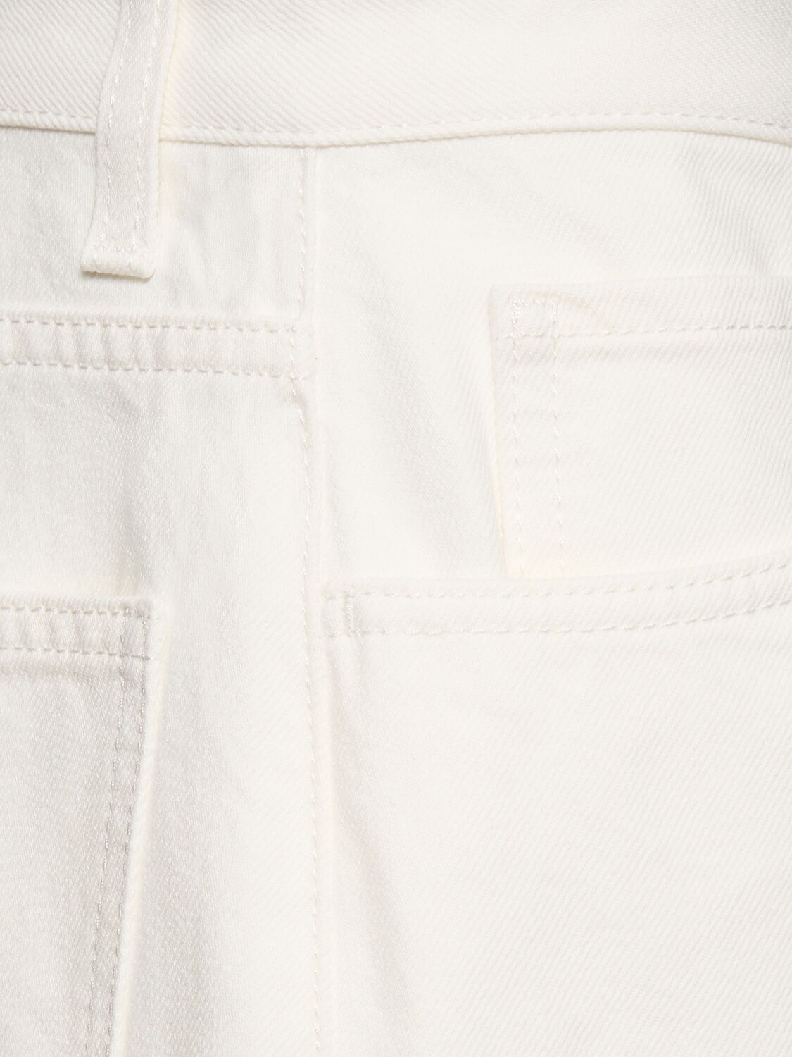 Shop The Row Eglitta Wide Cotton Denim Jeans In White