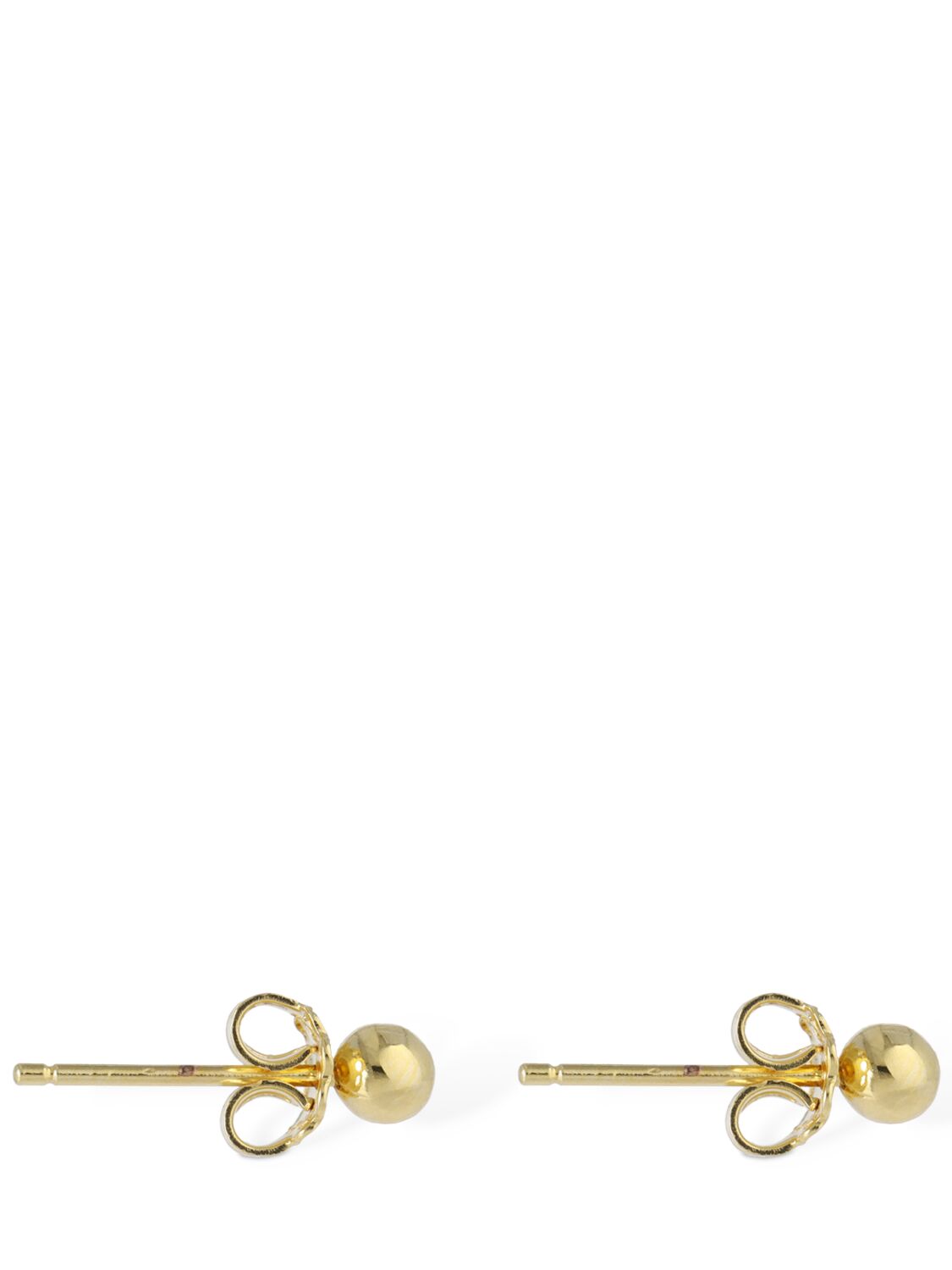 Shop Federica Tosi Allison Small Stud Earrings In Gold