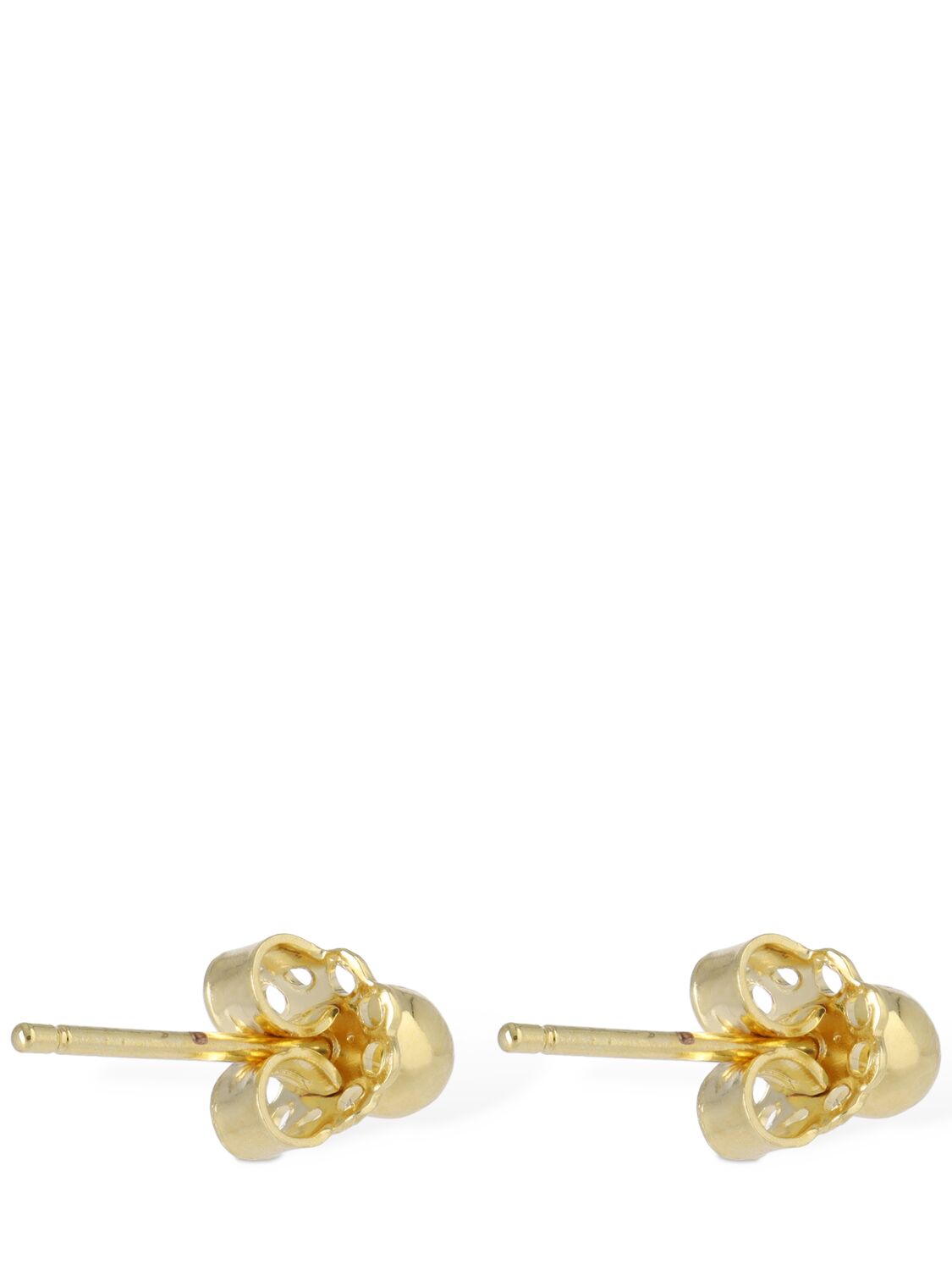 Shop Federica Tosi Allison Small Stud Earrings In Gold