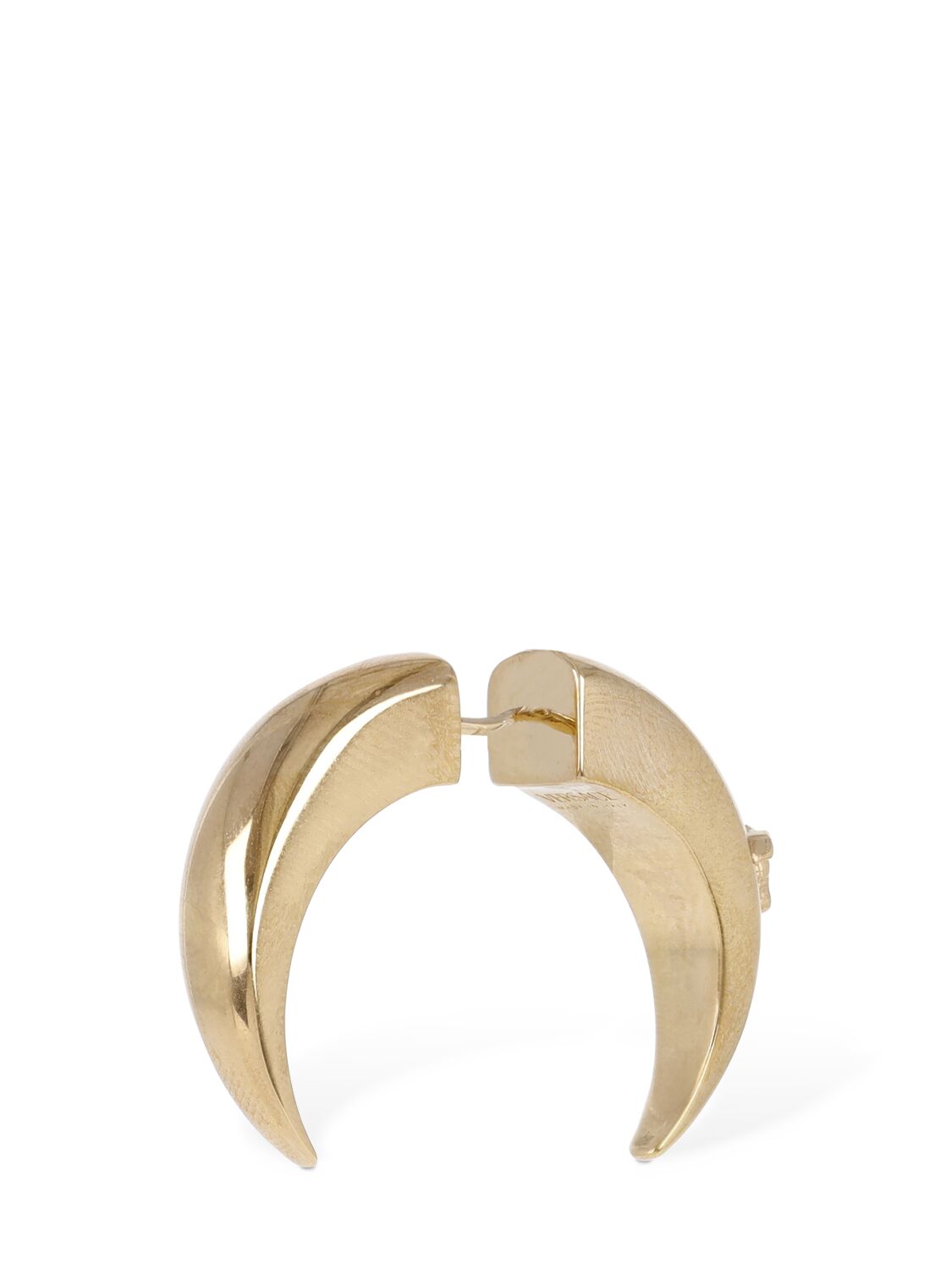 Shop Versace Galaxy Moon Earrings In Gold