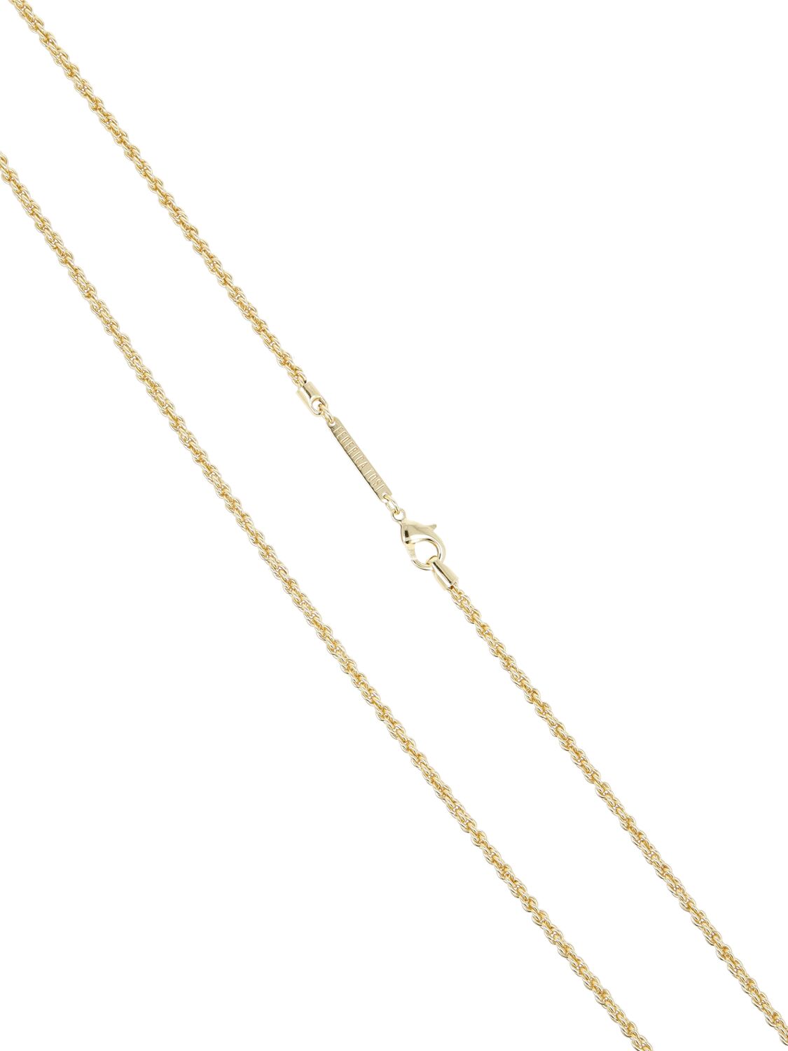 Shop Federica Tosi Lace Grace Long Mini Chain Necklace In Gold