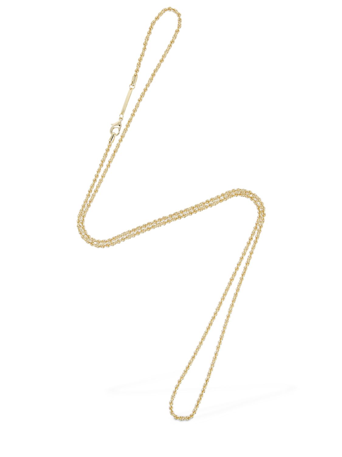 Shop Federica Tosi Lace Grace Long Mini Chain Necklace In Gold