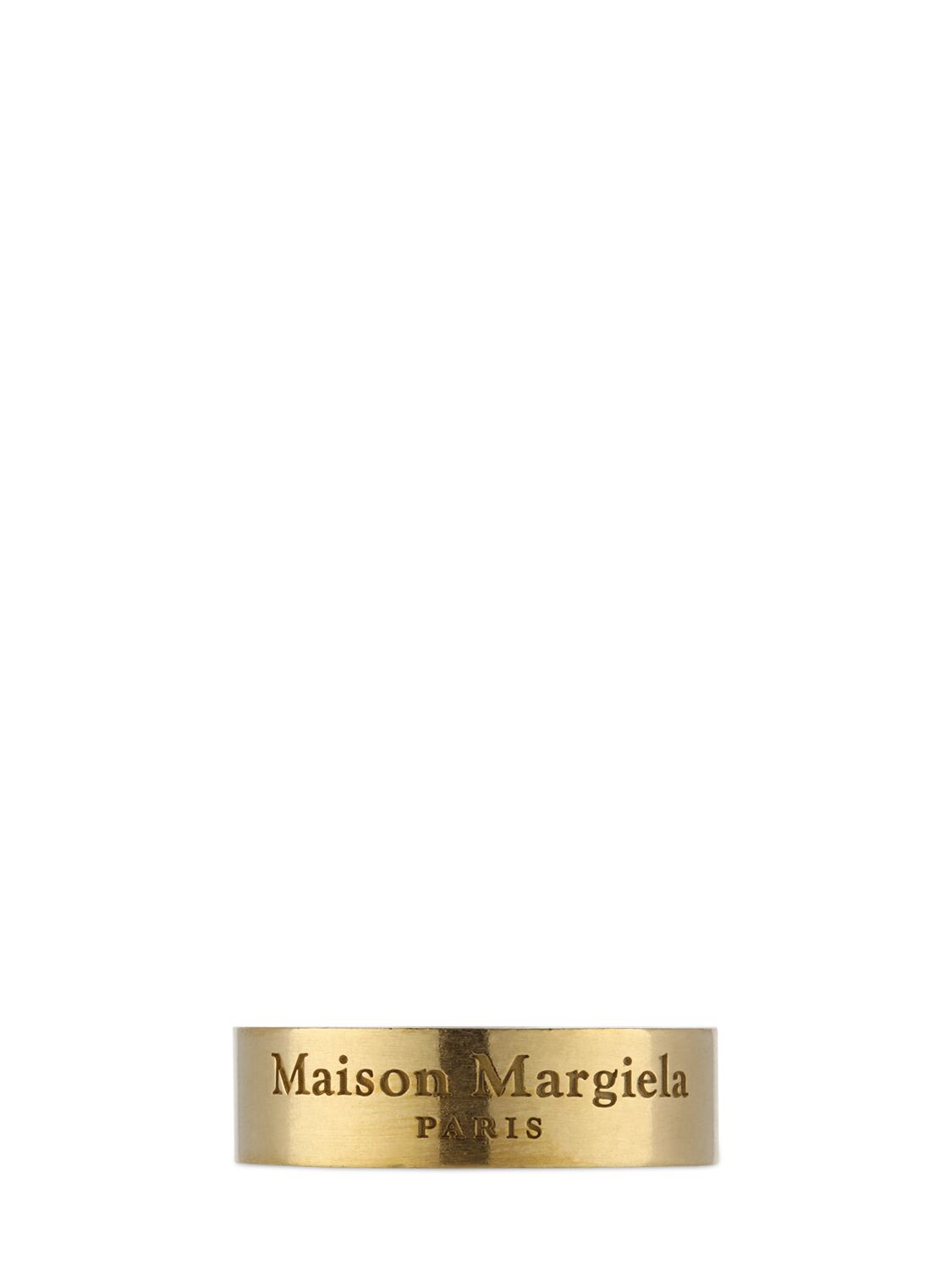 Shop Maison Margiela Medium Ring In Gold