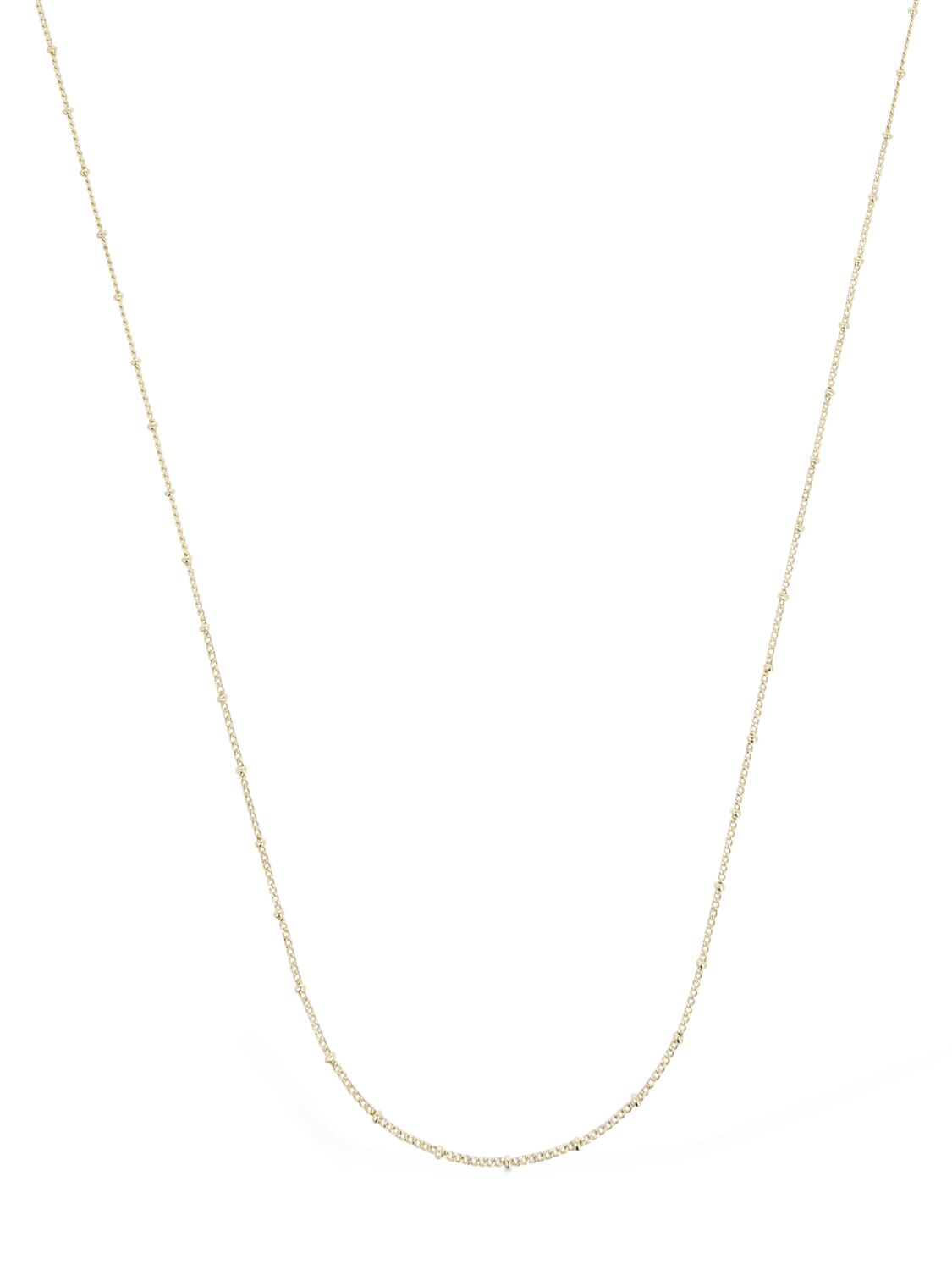 Federica Tosi Lace Camille Long Chain Necklace In Gold