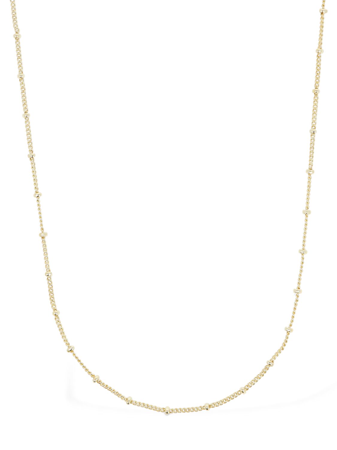 Shop Federica Tosi Lace Camille Chain Necklace In Gold