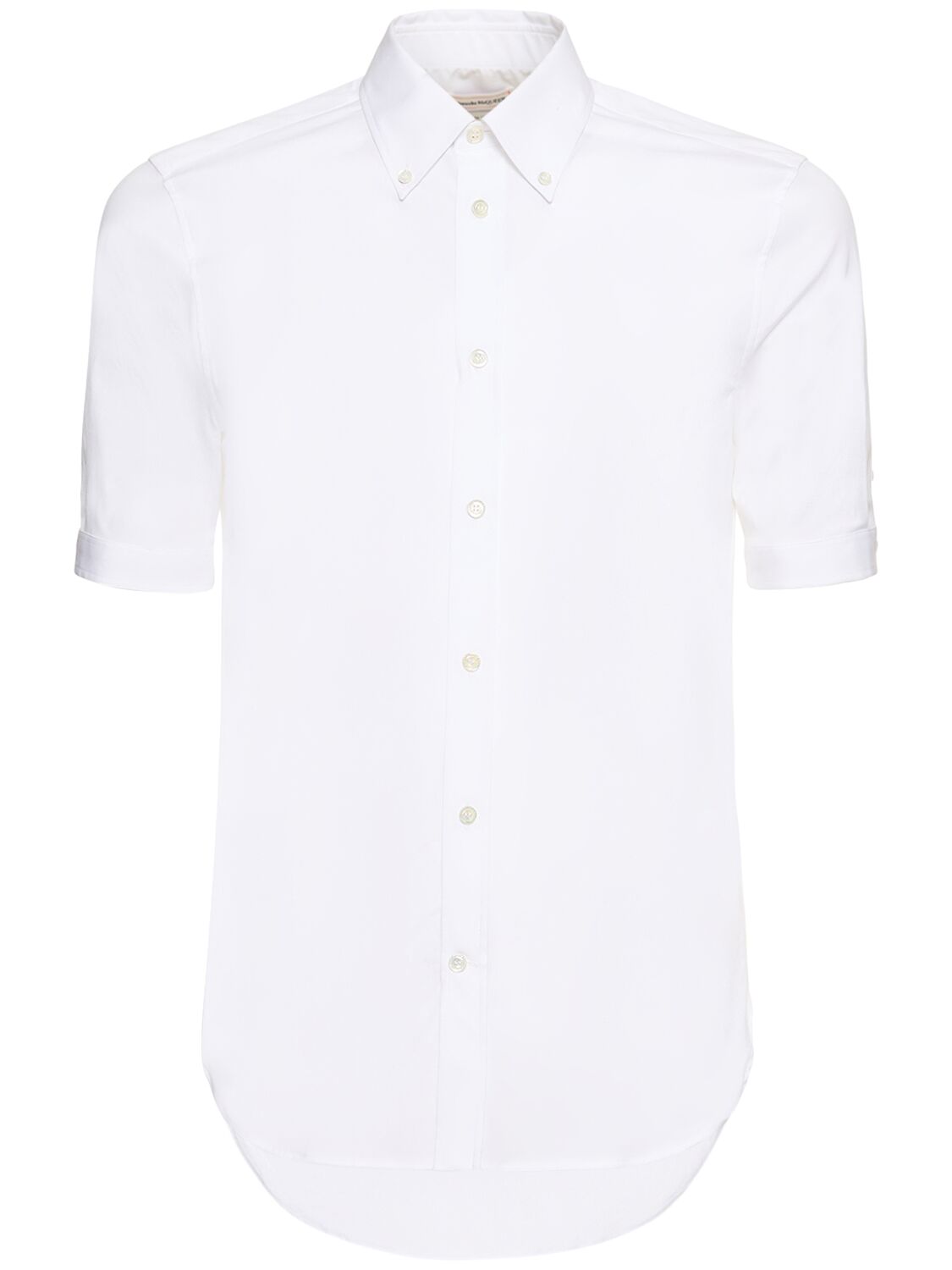 Cotton Blend Short Sleeve Shirt