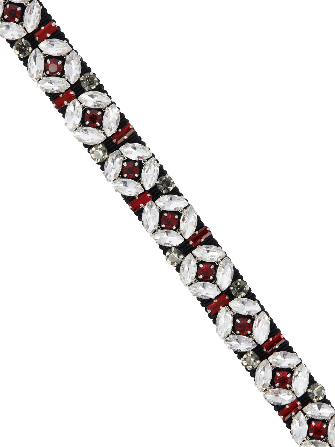 Shop Pucci Crystal Strass Choker In Red,crystal