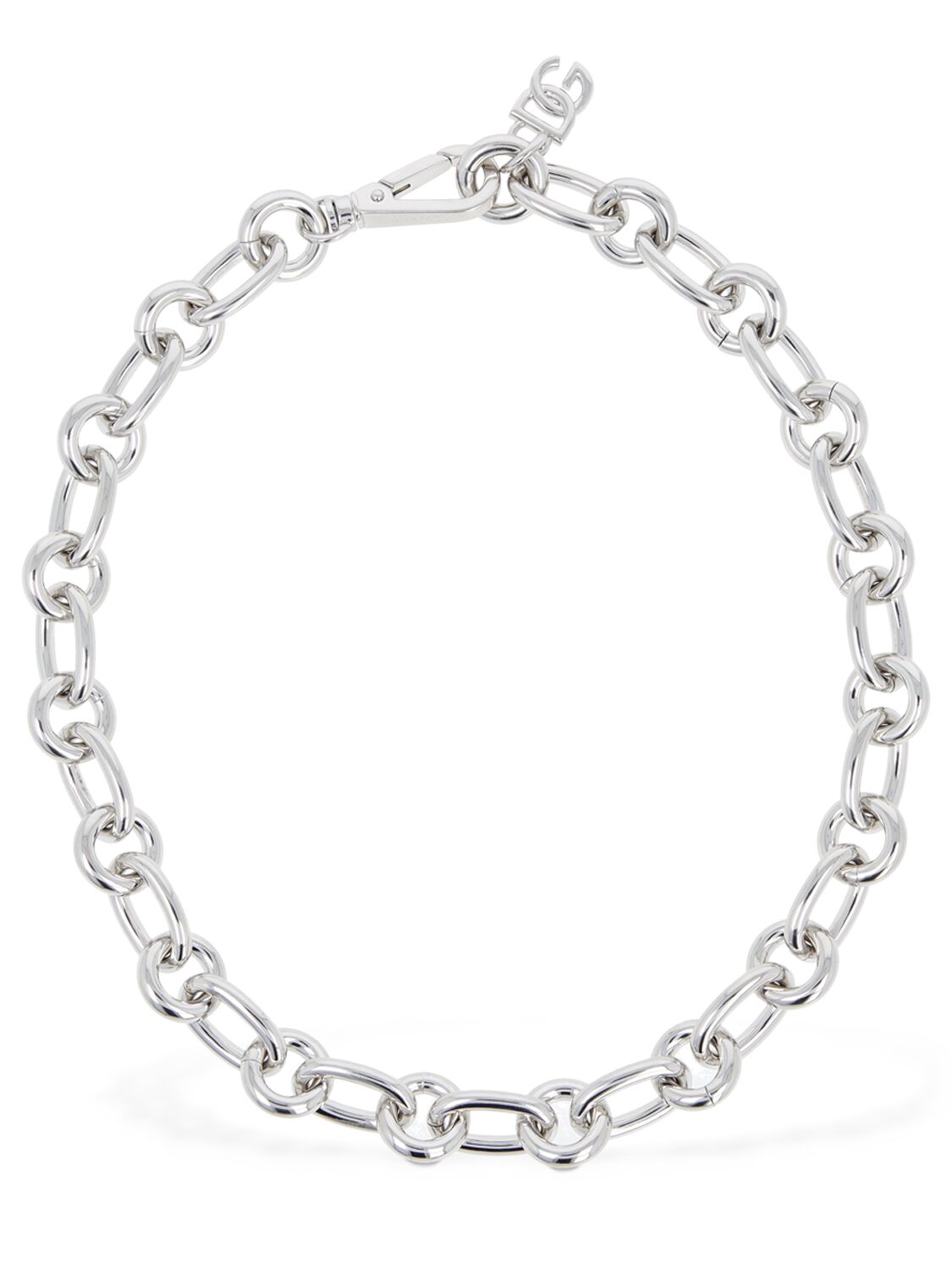 Dolce & Gabbana Chunky Chain Necklace In Silber