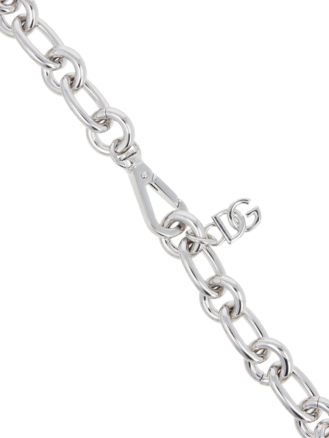 Shop Dolce & Gabbana Chunky Chain Necklace In Silber
