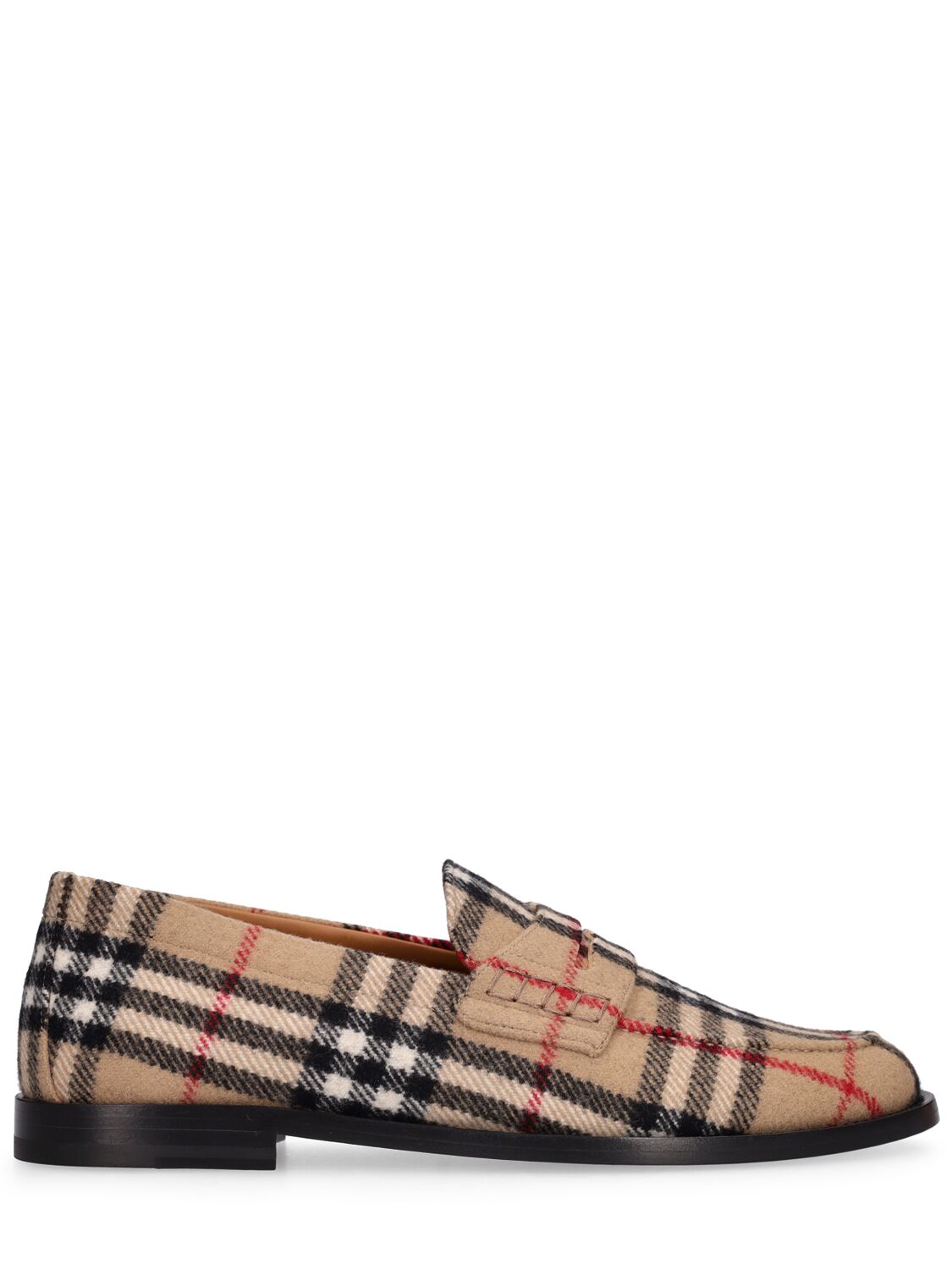 Hackney Check Wool Loafers – MEN > SHOES > LOAFERS