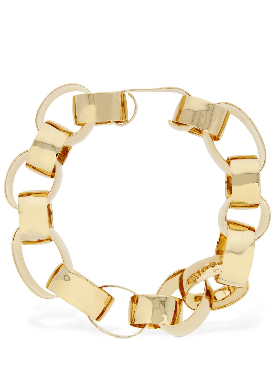 Jil Sander Raw Wildness 1 Collar Necklace In Gold