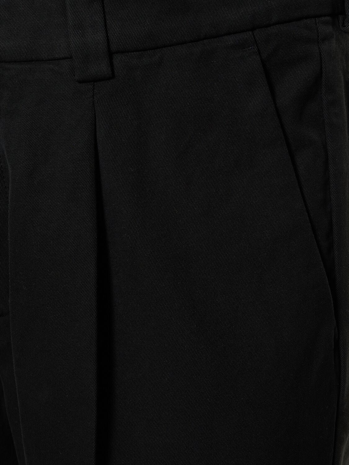 Shop Brunello Cucinelli Cotton Gabardine Straight Pants In Black