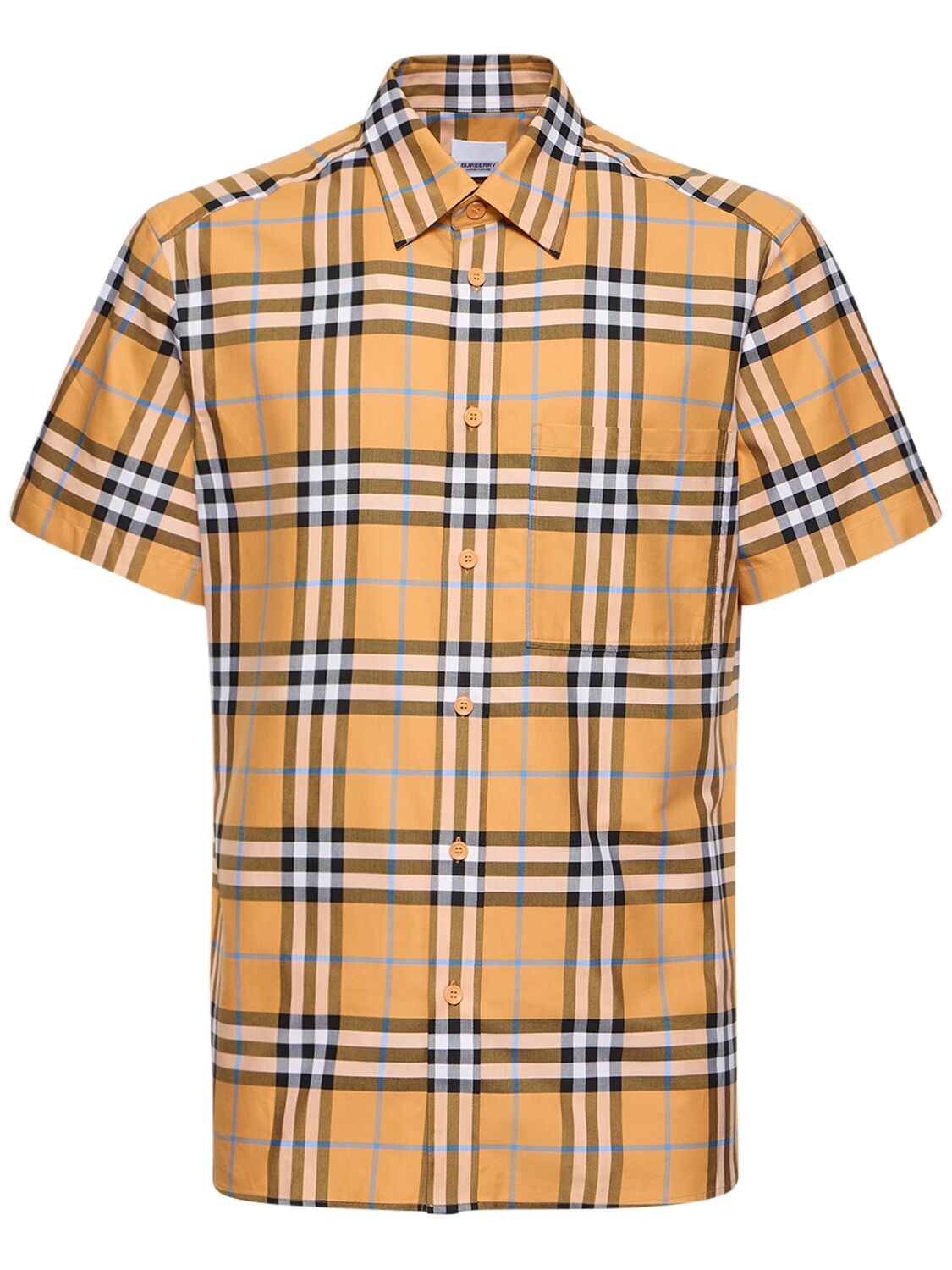 Image of Caxbridge Check Print Short Sleeve Shirt
