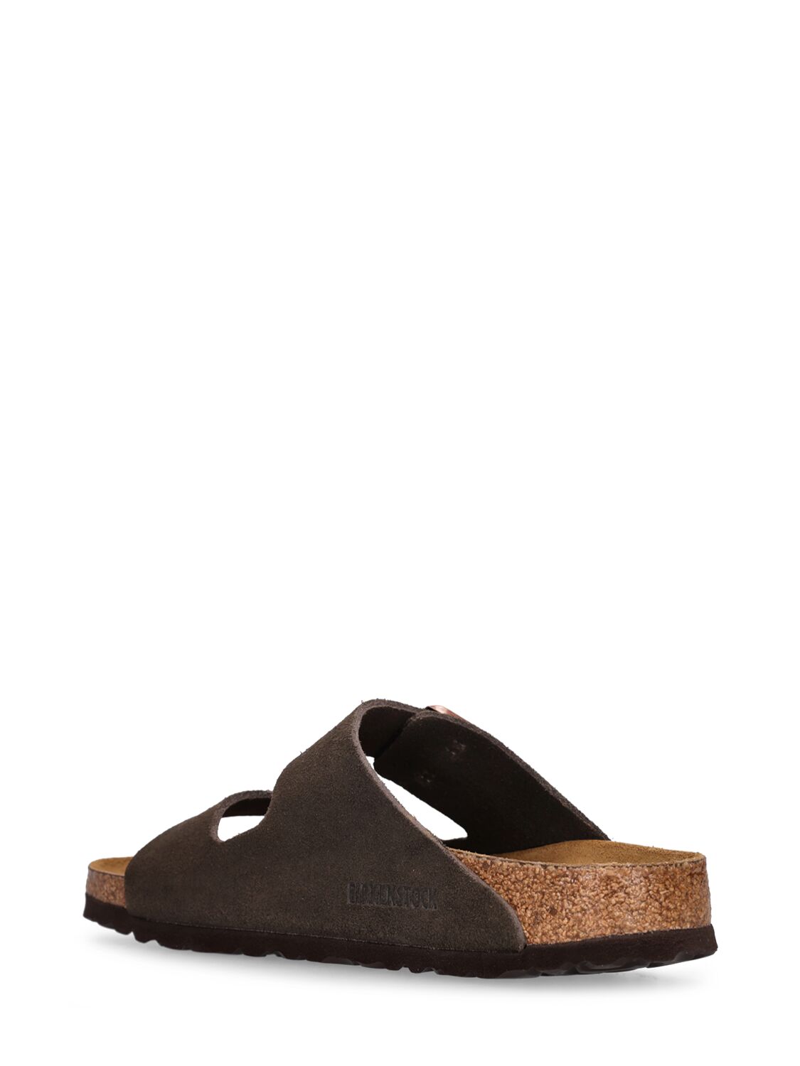 Shop Birkenstock Arizona Suede Sandals In Brown