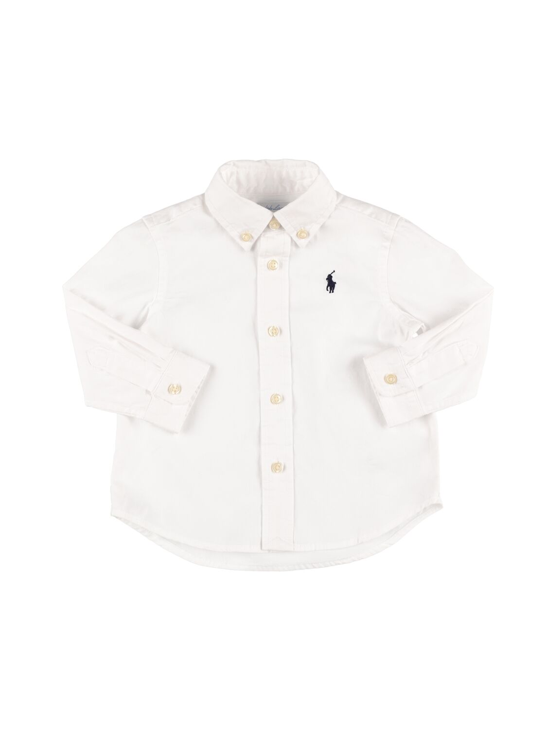Ralph Lauren Babies' Cotton Shirt In White