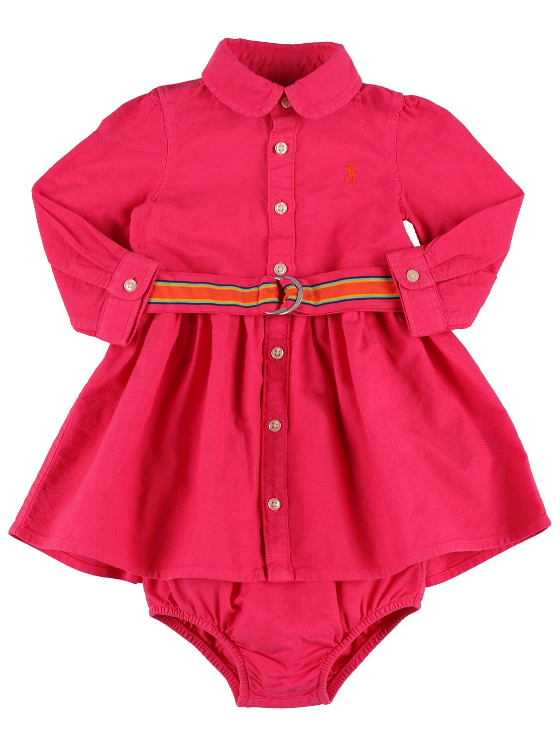 Ralph Lauren Babies' Cotton Poplin Dress & Diaper Cover