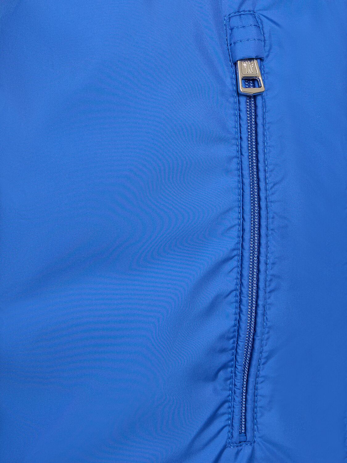 Shop Moncler Galion Short Down Jacket In Blau