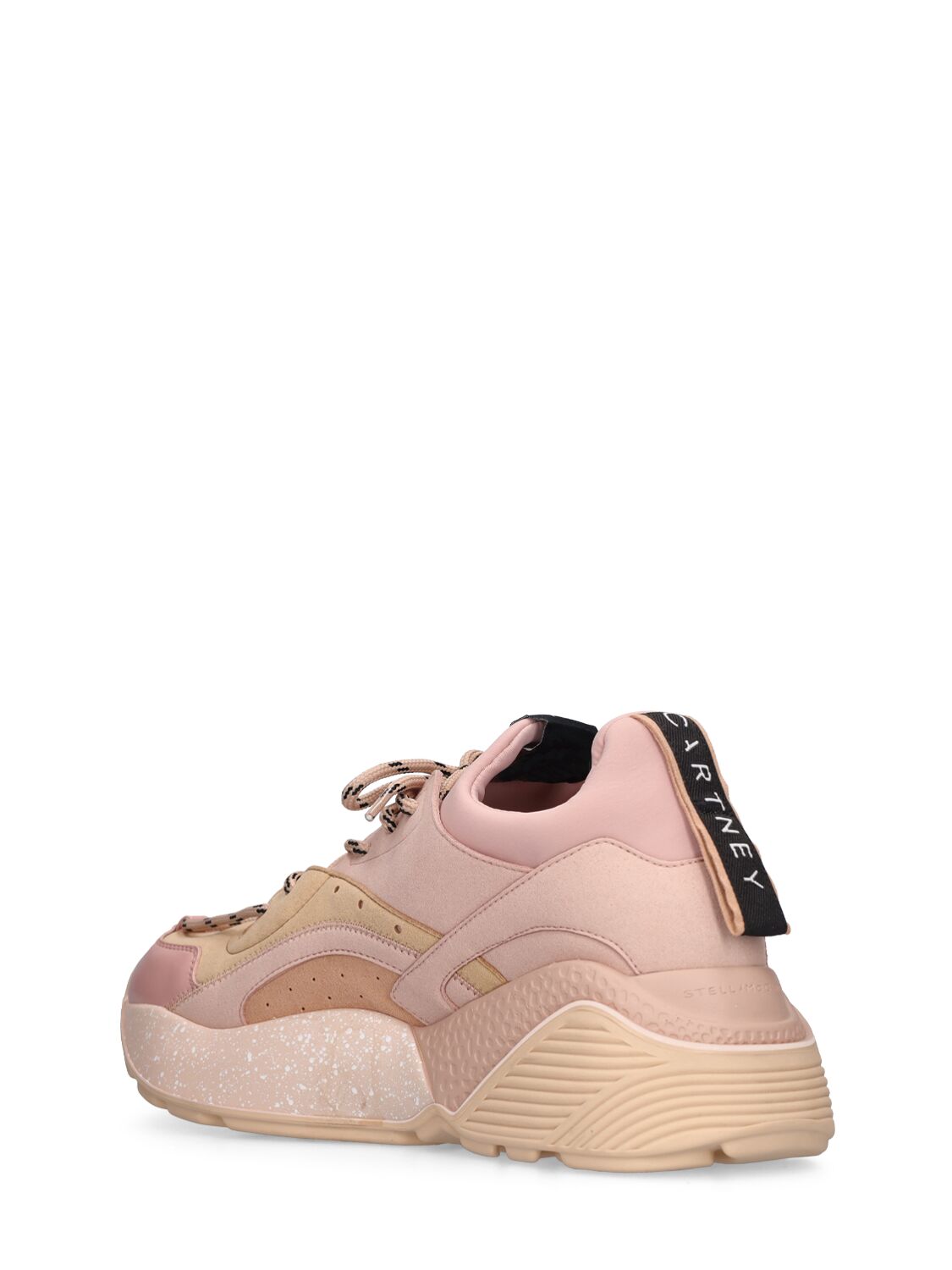 Shop Stella Mccartney 45mm Eclypse Alter Faux Suede Sneakers In Pink