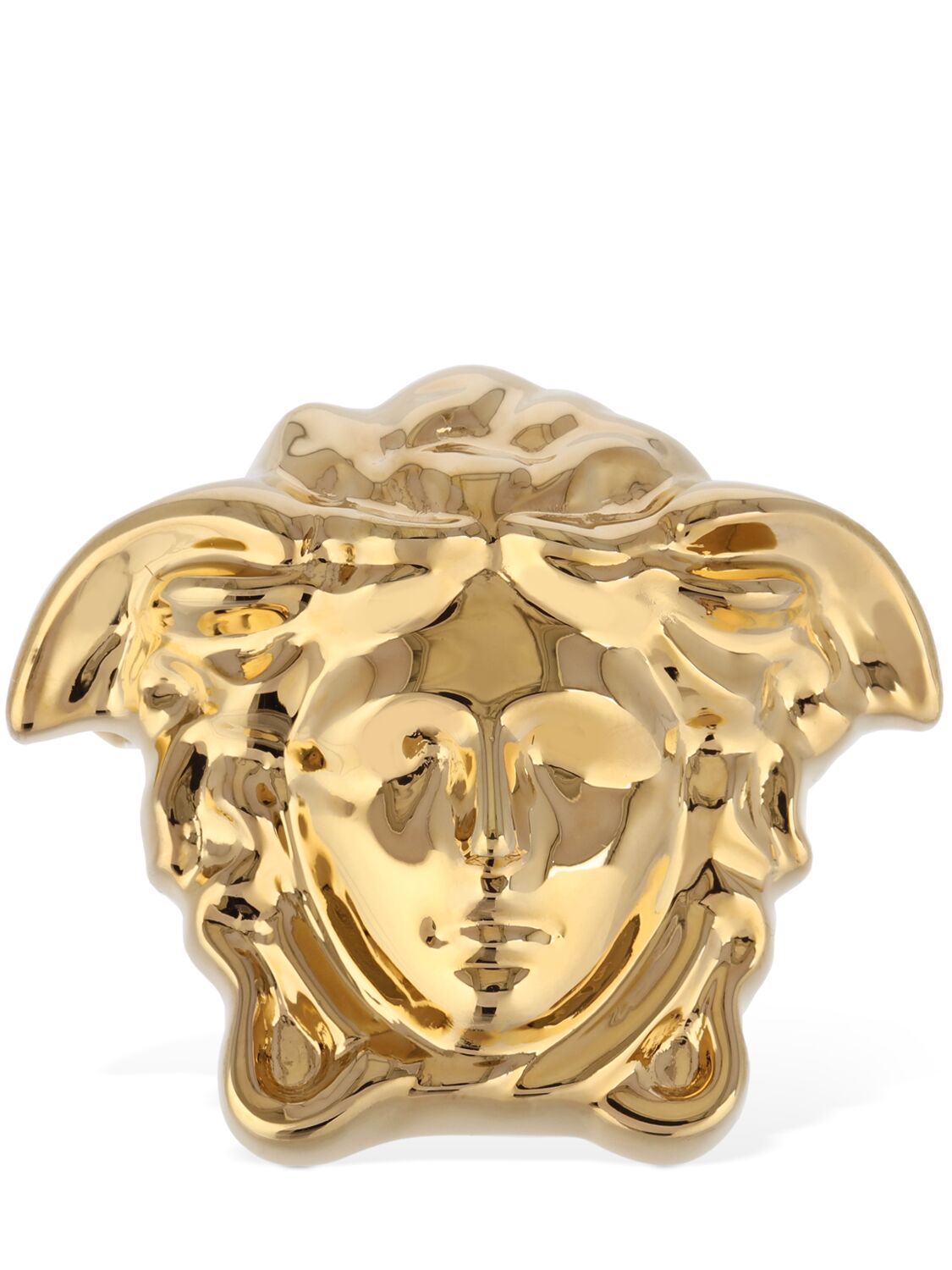 Versace Medusa Brooch In Gold