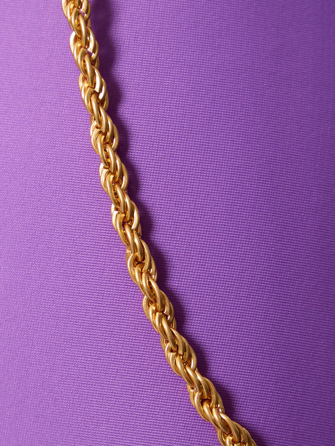 Shop Dolla Paris Lola One Piece Swimsuit W/chain Straps In Purple