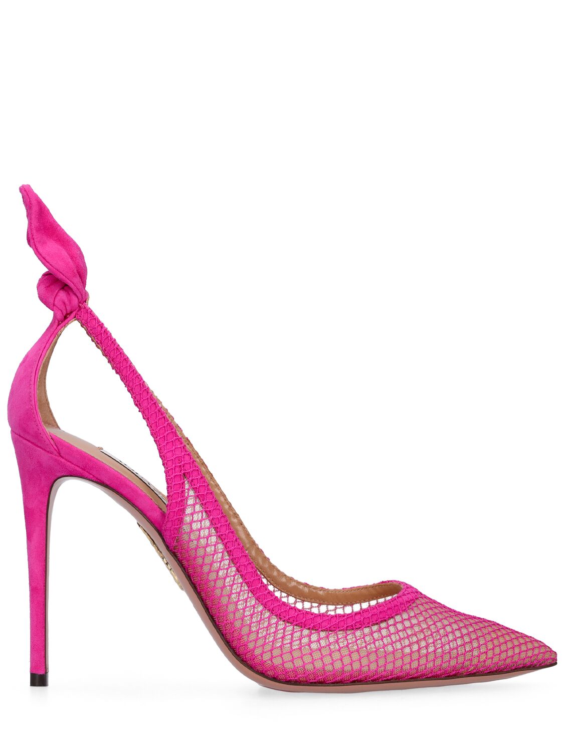 Image of 100mm Bow Tie Mesh Pumps