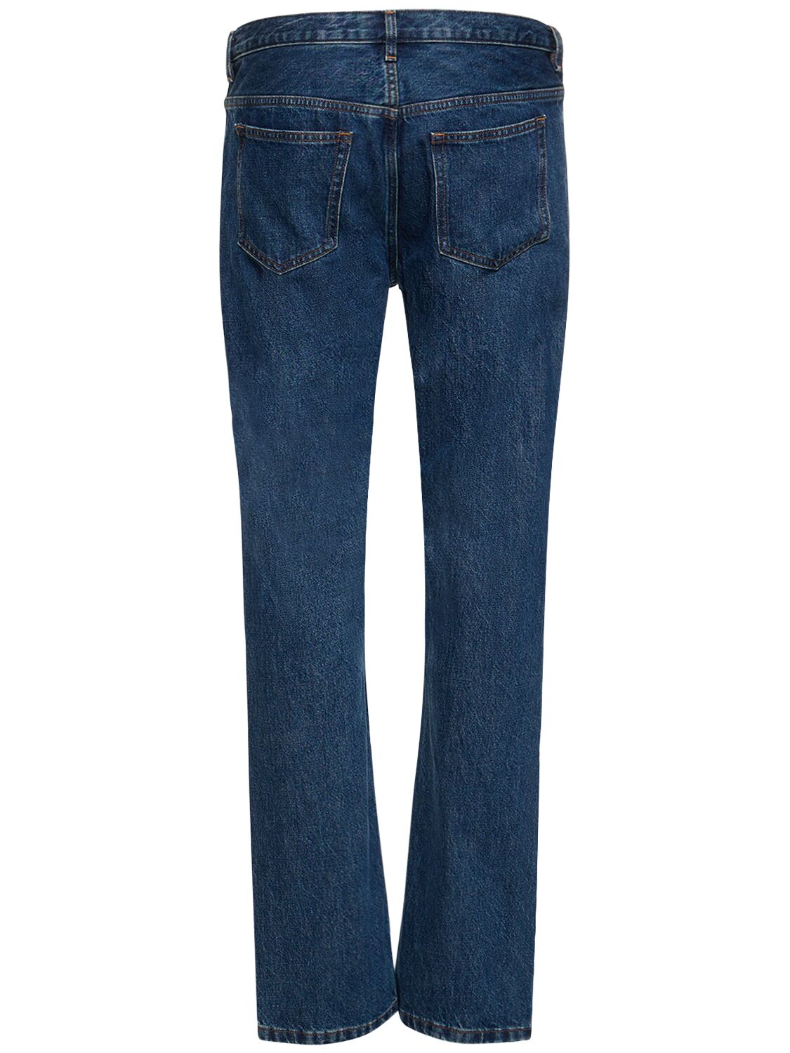 Shop Apc 19.4cm New Standard Straight Denim Jeans In Indigo