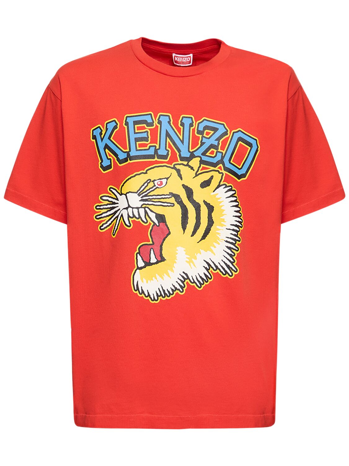 Tiger Printed Cotton Jersey T-shirt