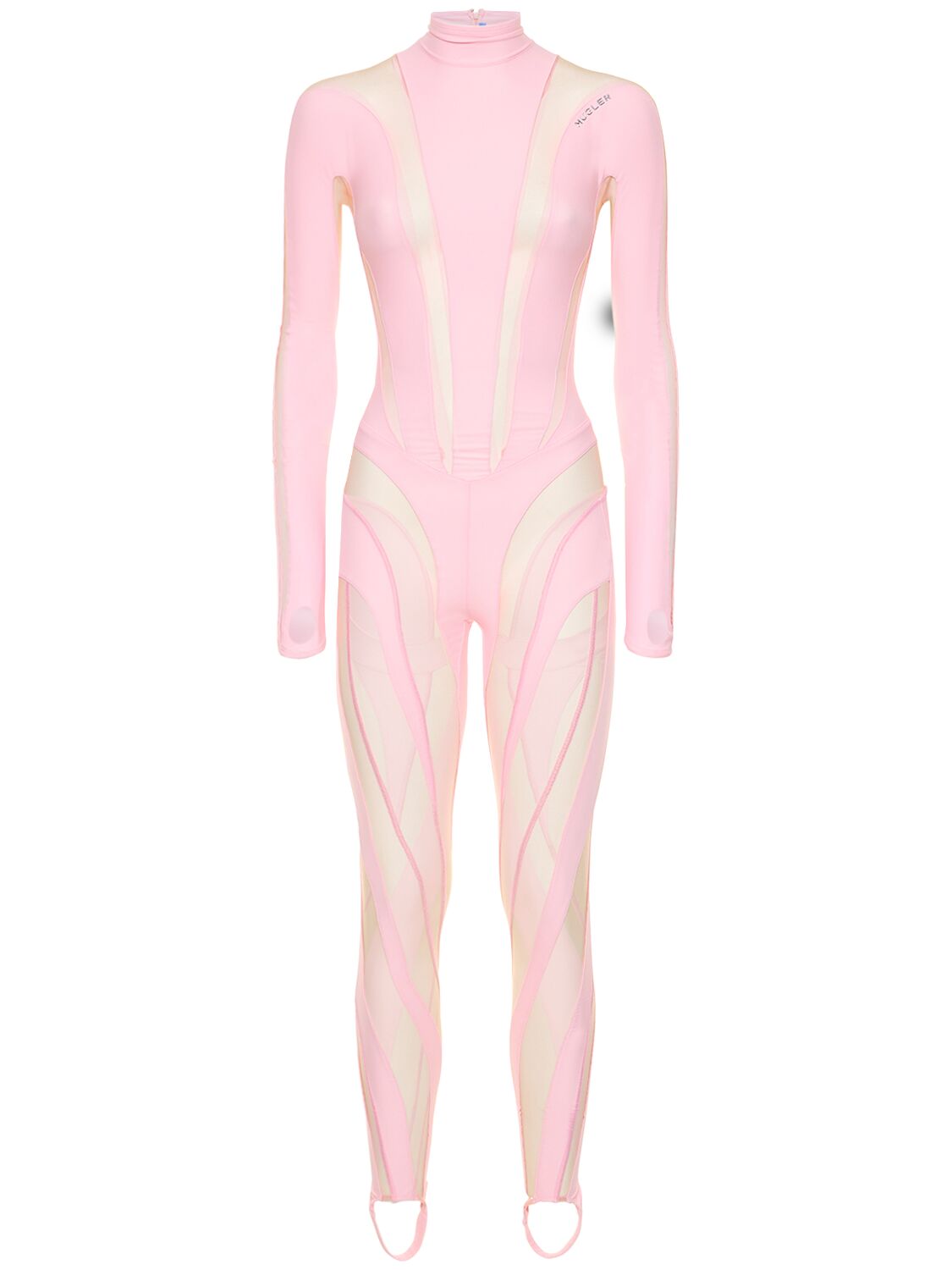 Image of Lvr Exclusive Jersey & Tulle Jumpsuit