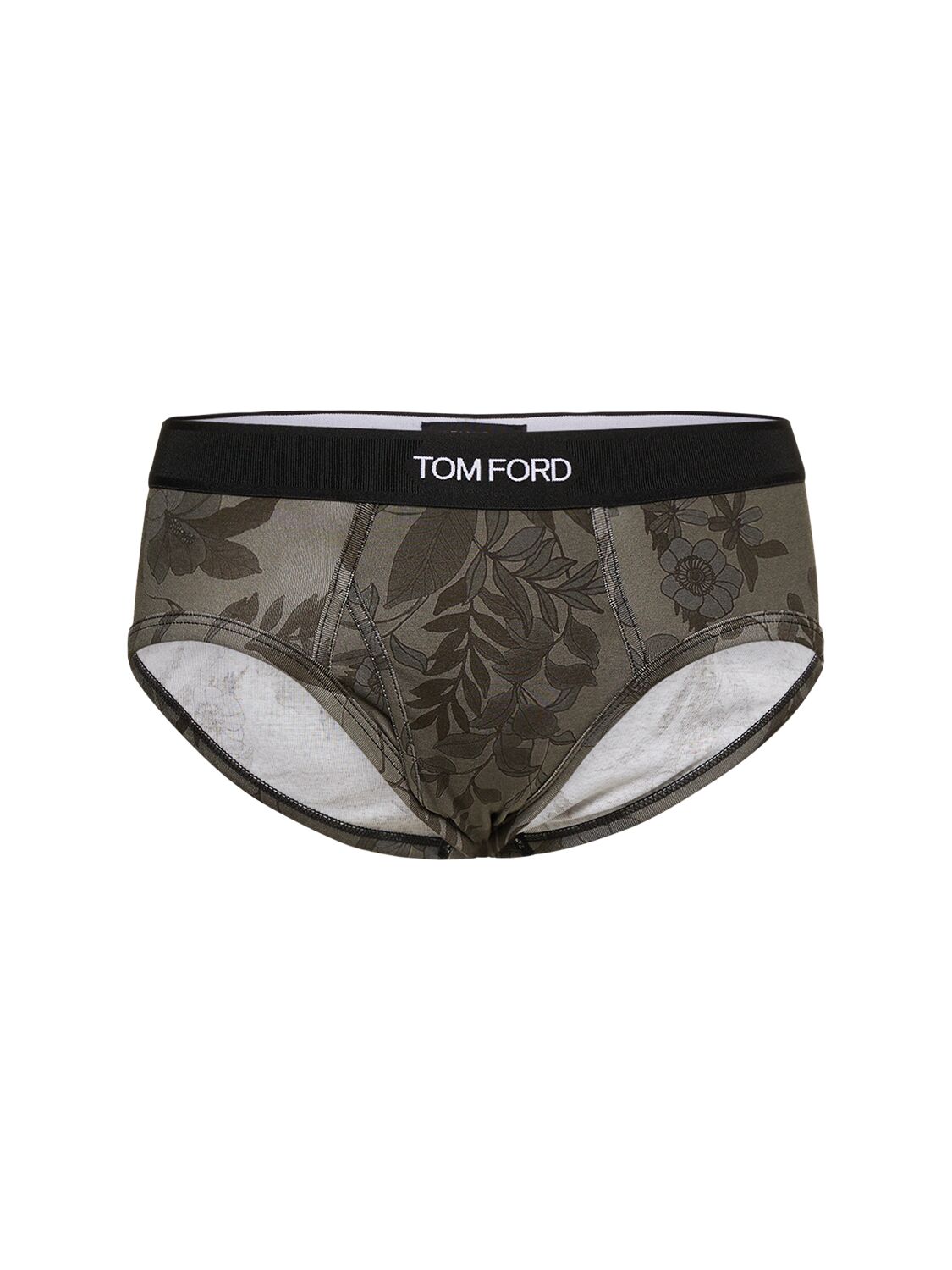 TOM FORD Floral Printed Cotton Briefs for Men