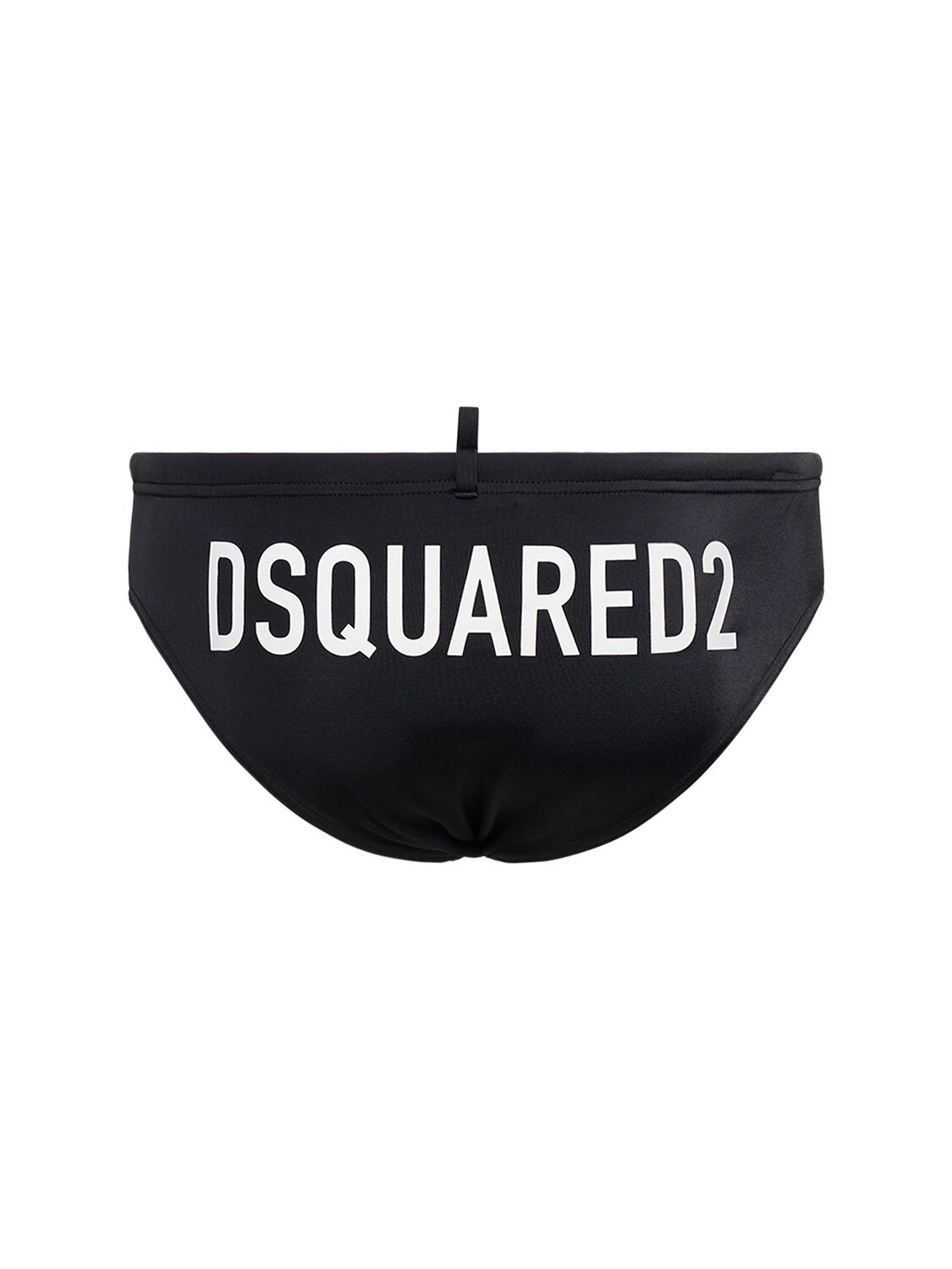 Shop Dsquared2 Underwear Logo Swim Briefs In Black,white