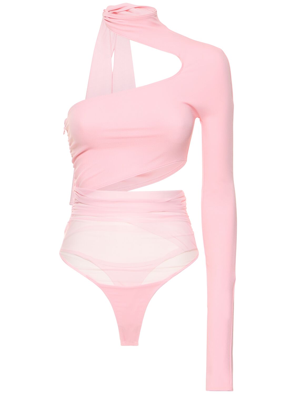Image of Lvr Exclusive Jersey & Tulle Cutout Body