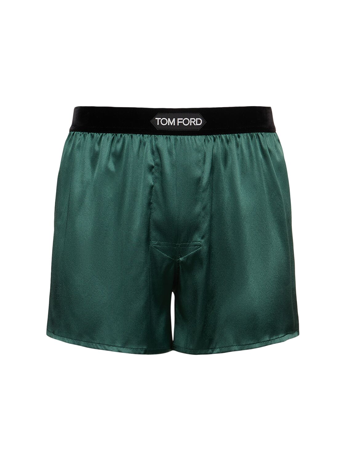 Tom Ford Boxershorts Aus Seidensatin In Jade