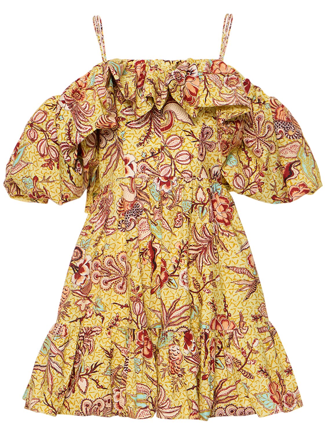 Image of Lila Printed Cotton Mini Dress