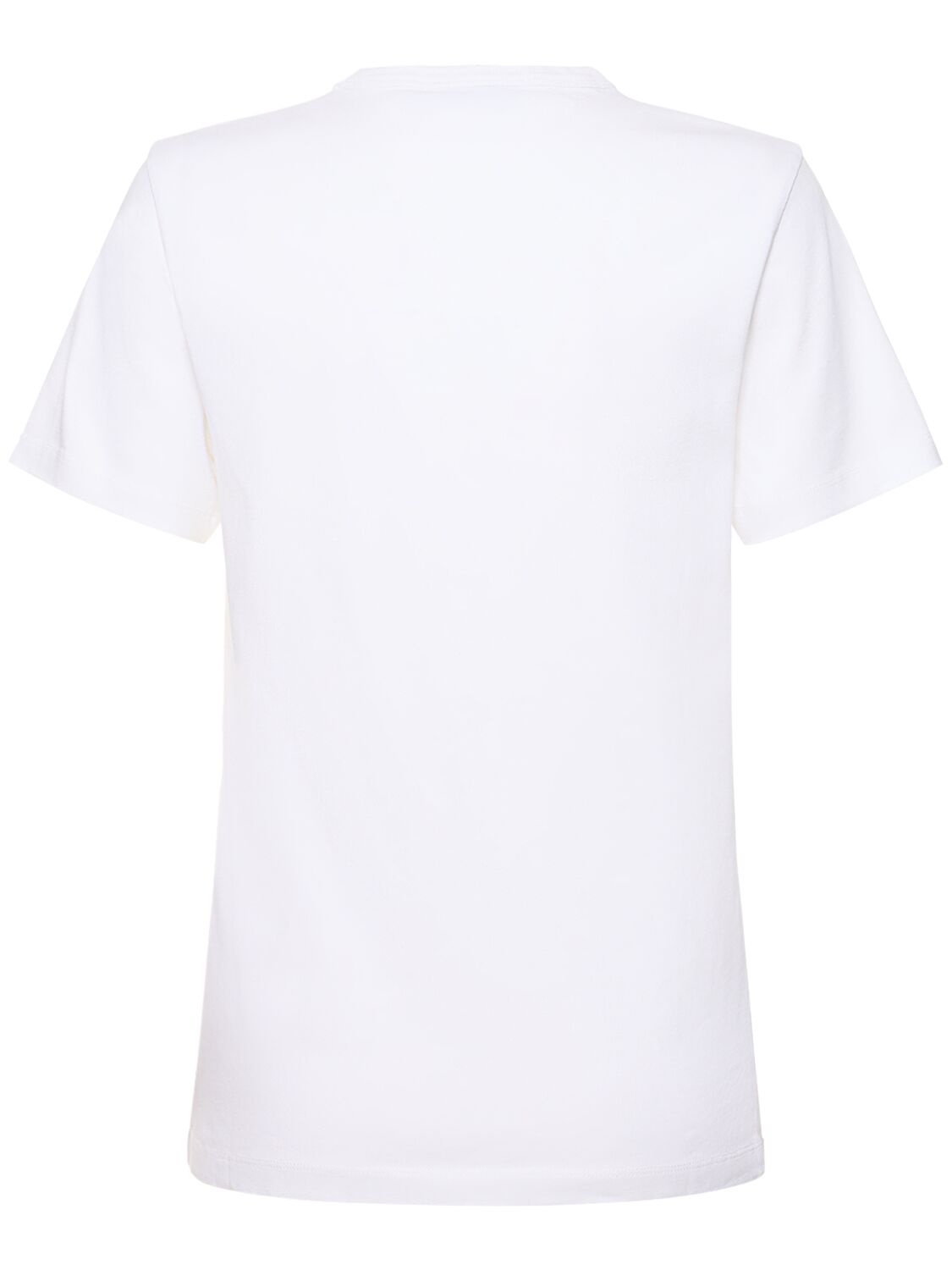 Shop Maison Kitsuné Campus Fox Classic Cotton T-shirt In White
