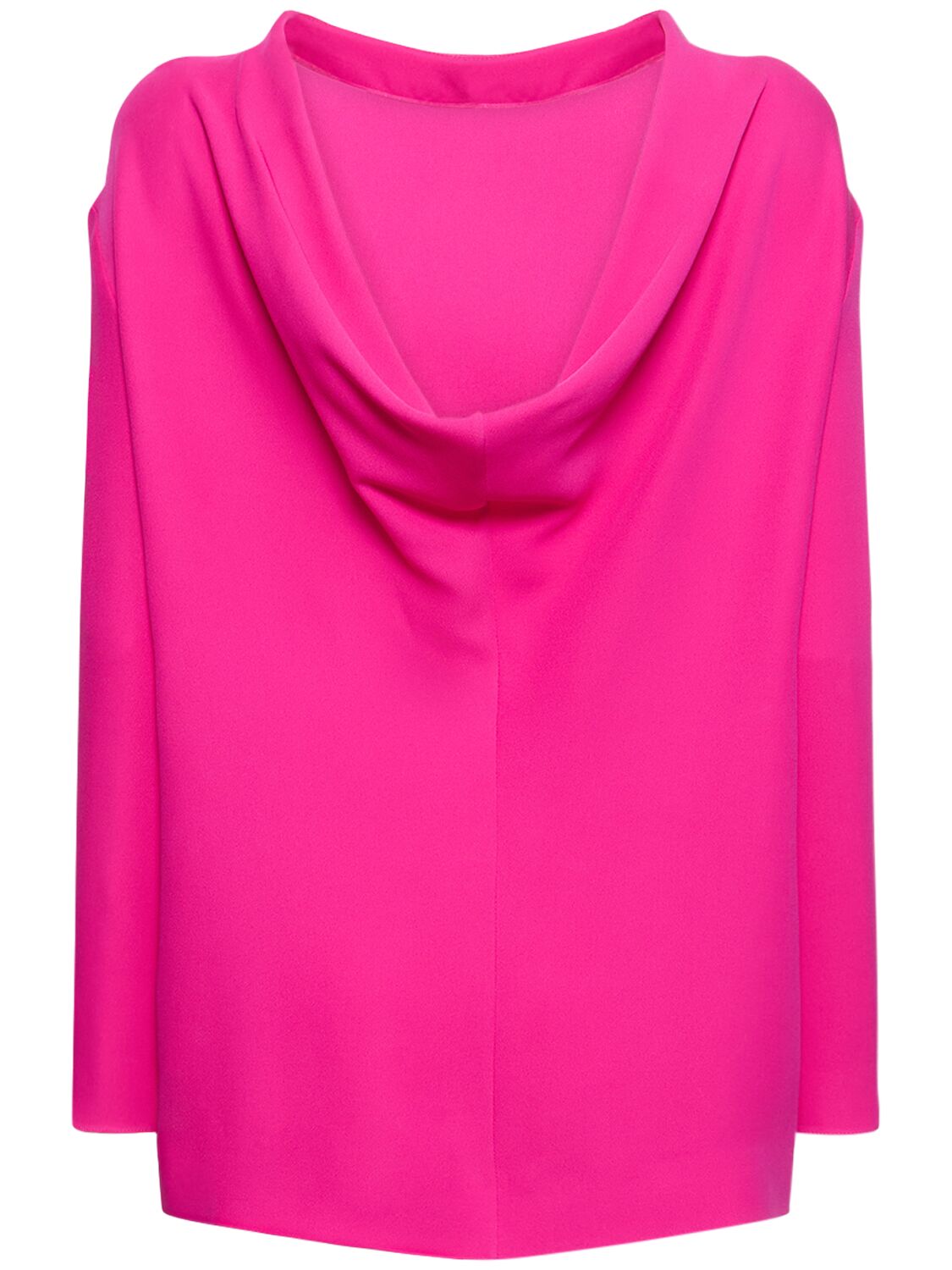 Shop Valentino Silk Cady Couture Top In Pink
