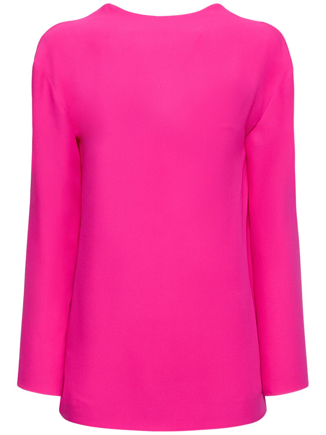 Valentino Silk Cady Couture Top In Pink