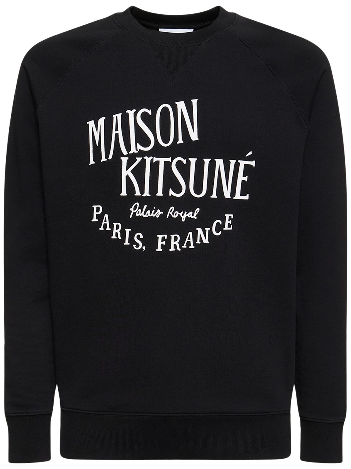 Maison Kitsuné Maison Kitsune Black Palais Royal Logo Sweatshirt