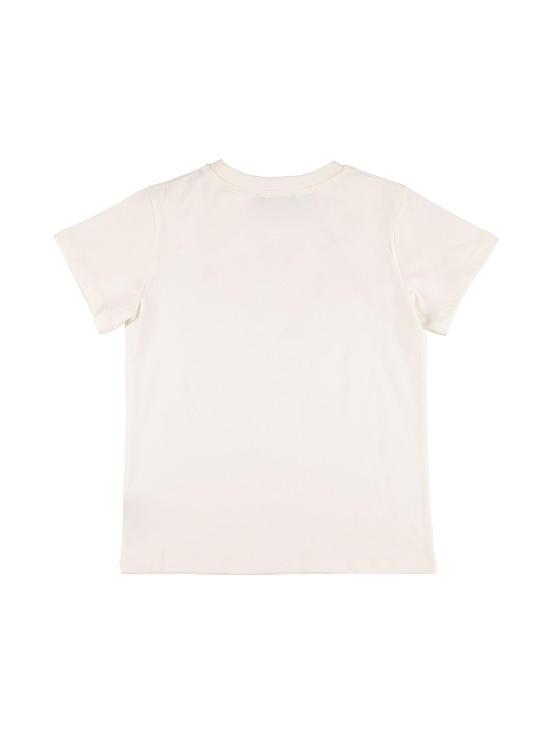 Shop Balmain Logo Organic Cotton Jersey T-shirt In Weiss