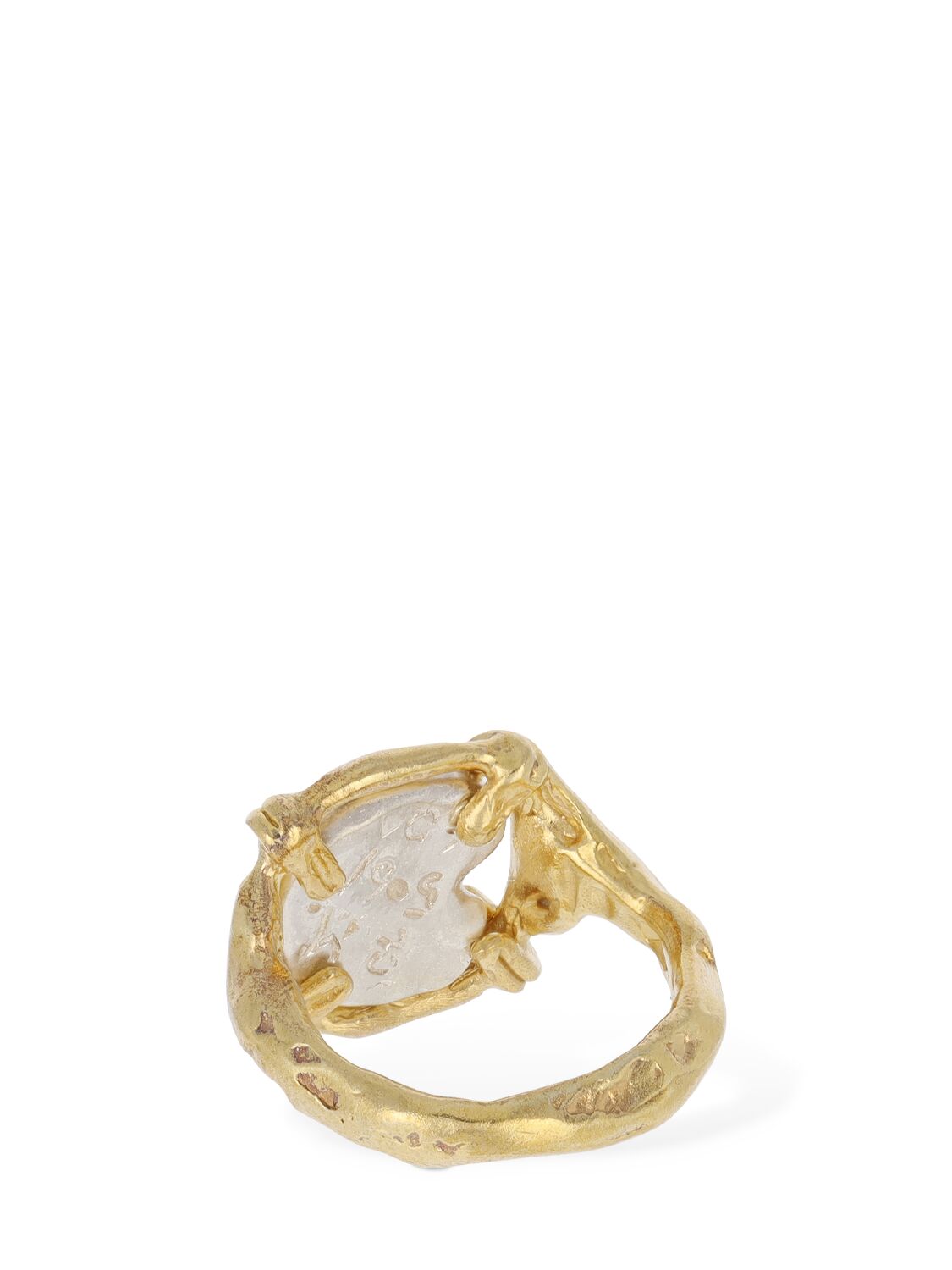 Shop Alighieri The Gilded Frame Ring In Gold,silver